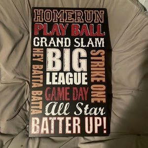 baseball wall painting